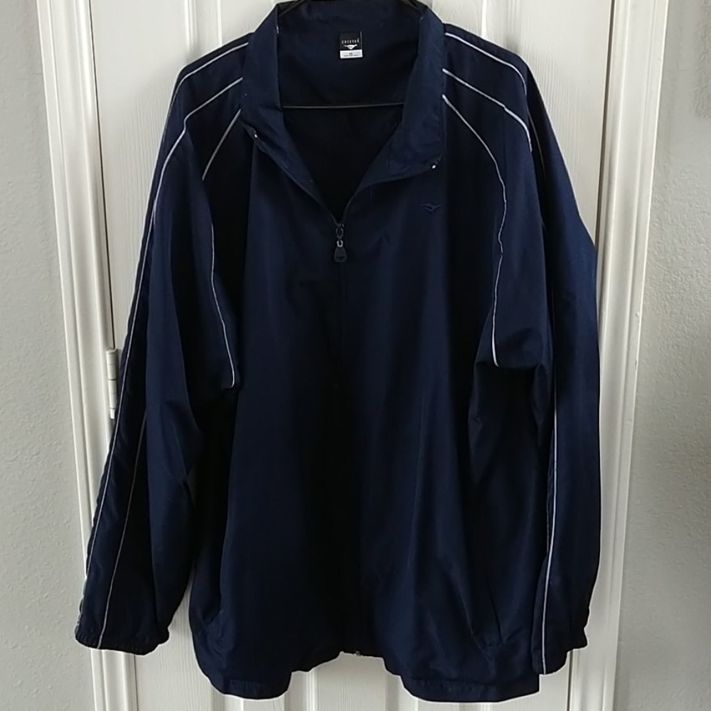 Navy Windbreaker